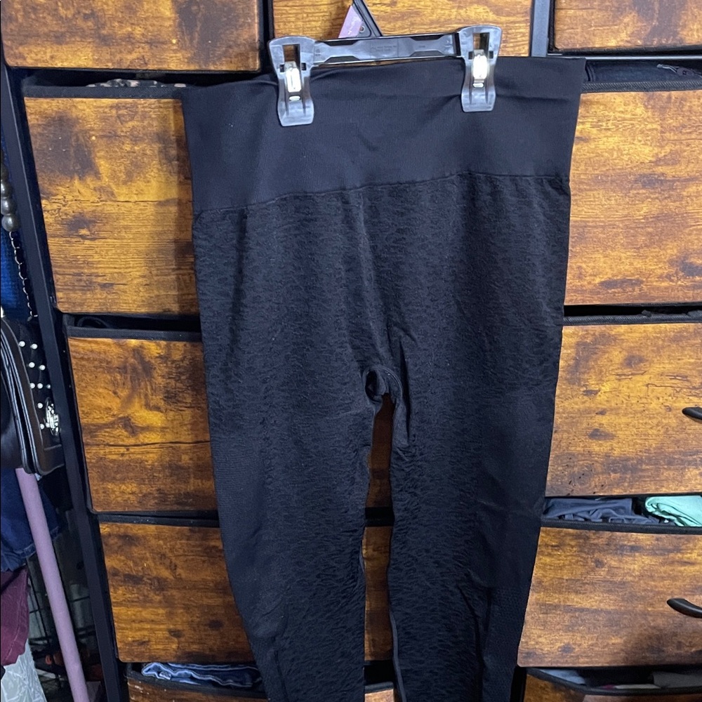 Champion Black Textured Leggings